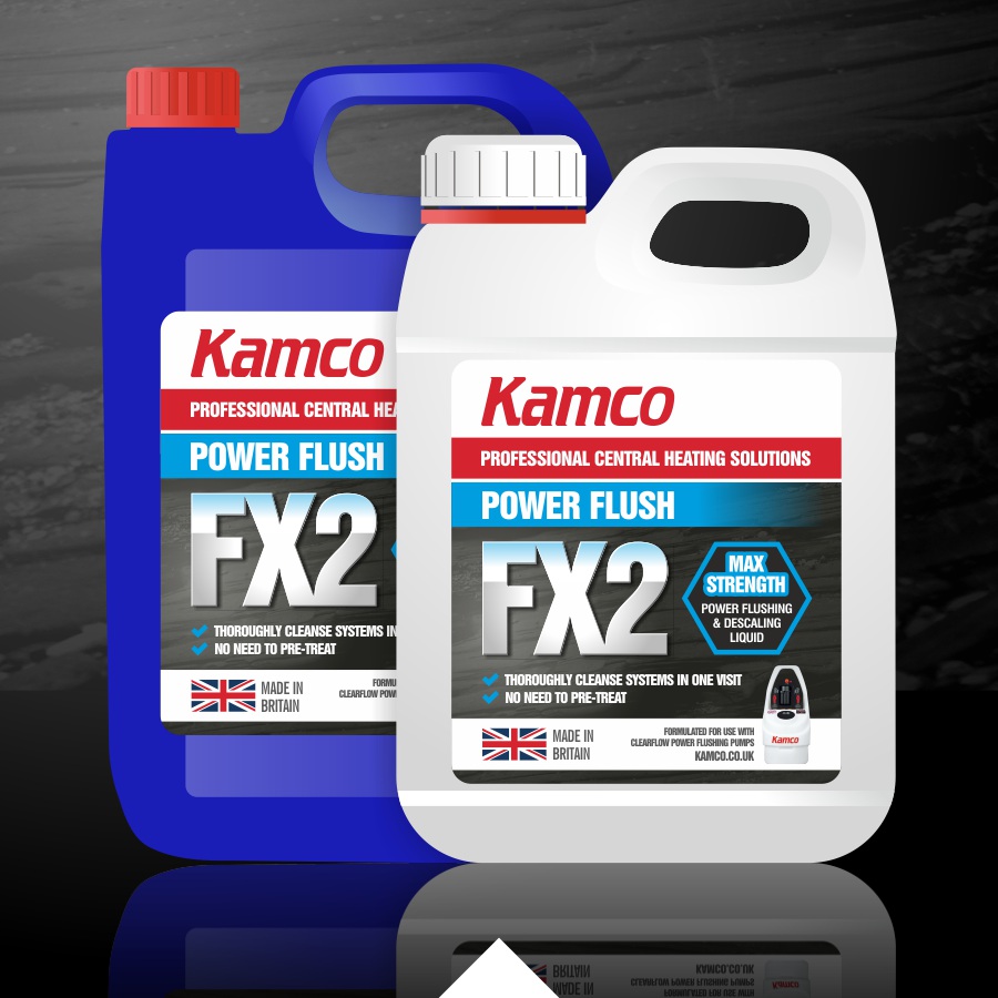 Kamco Power Flush FX2 - High Performance Nagyteljesítményű Vegyszerek - No need to pre-treat