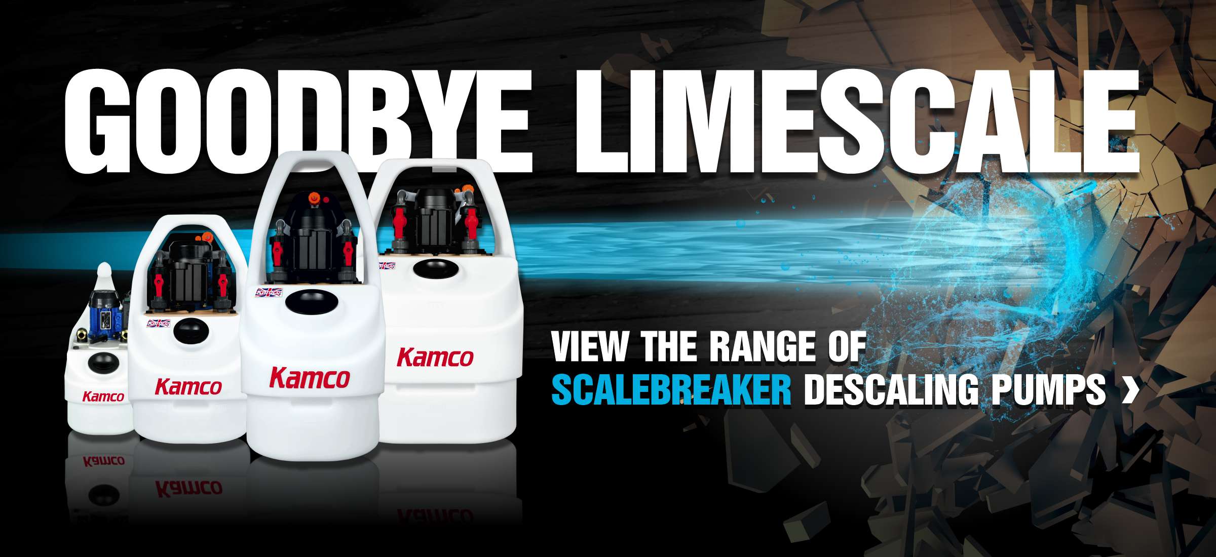 kamco nagyteljesítményű öblítés product range